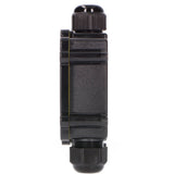 Waterdichte Kabeldoos IP68 - T-Connector - Voor Kabels 4-14mm - Zwart
