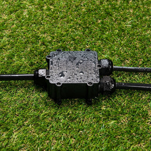 Waterdichte Kabeldoos IP68 - T-Connector - Voor Kabels 4-14mm - Zwart