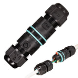 Waterdichte Kabelverbinder IP68 - I-Connector - Voor Kabels 5-10mm - Zwart