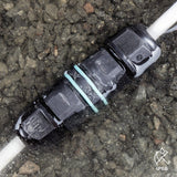 Waterdichte Kabelverbinder IP68 - I-Connector - Voor Kabels 5-10mm - Zwart