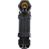 Waterdichte Kabelverbinder IP68 - T-Connector - Kroonsteentje - Voor Kabels 4-14mm - Zwart