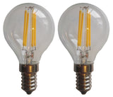 Kogellamp E14 2 stuks warmwit | G45 LED 4W~470Lm=40W | 2700K 230V - LEDPLANET.NL
