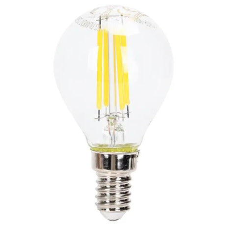 Kogellamp E14 dimbaar daglichtwit | G45 LED 4W~400Lm=38W halogeen verlichting | helder glas - 6500K - LEDPLANET.NL