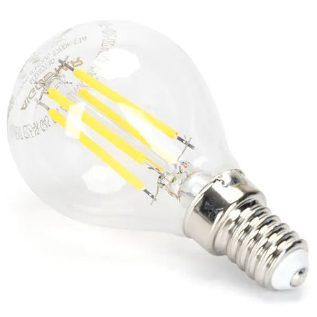 Kogellamp E14 dimbaar daglichtwit | G45 LED 4W~400Lm=38W halogeen verlichting | helder glas - 6500K - LEDPLANET.NL