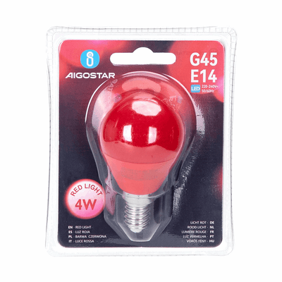 kogellamp, E14, LED 4W=30W gloeilamp, 230V
