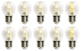 Kogellamp E27 10 stuks | G45 LED 4W=40W gloeilamp | warmwit 2700K - LEDPLANET.NL