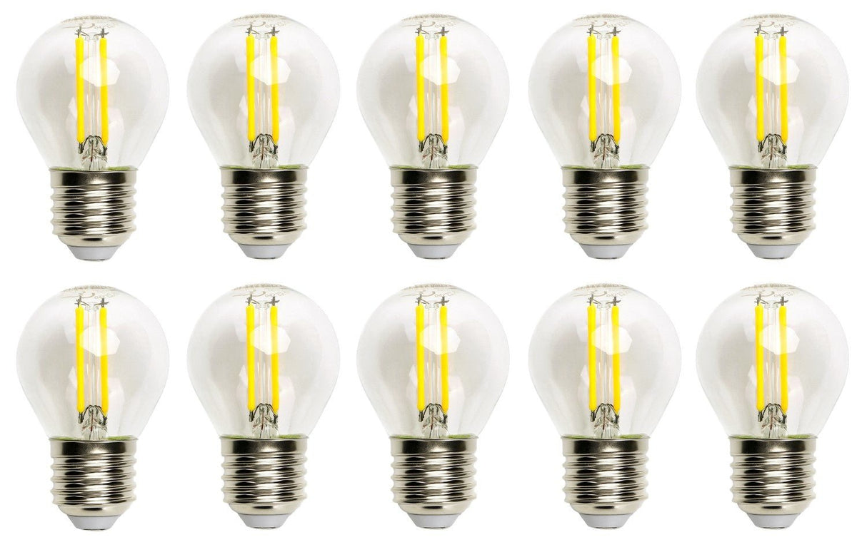 Kogellamp E27 10 stuks | G45 LED 6W=60W gloeilamp | daglichtwit 6500K - LEDPLANET.NL