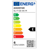 Kogellamp E27 10 stuks | G45 LED 6W=60W gloeilamp | daglichtwit 6500K - LEDPLANET.NL