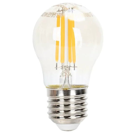 Kogellamp E27 dimbaar warmwit | G45 LED 4W~400Lm=38W halogeen verlichting | helder glas - 2700K - LEDPLANET.NL