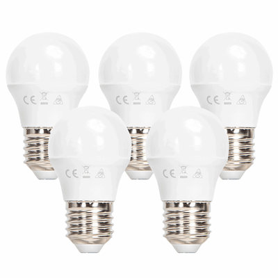 Packs économiques Aigostar d’ampoules LED sphériques à gros culot, 6500 K, E27, économes en énergie et à lumière vive