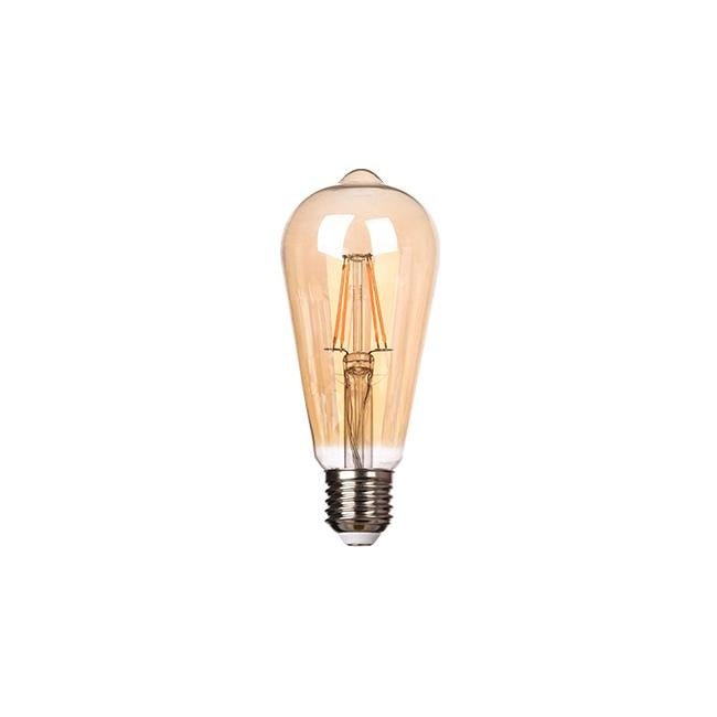 Kooldraadlamp E27 - 3 - staps dimbaar - ST64 LED 6W~60W traditionele verlichting - 2700K warmwit - LEDPLANET.NL