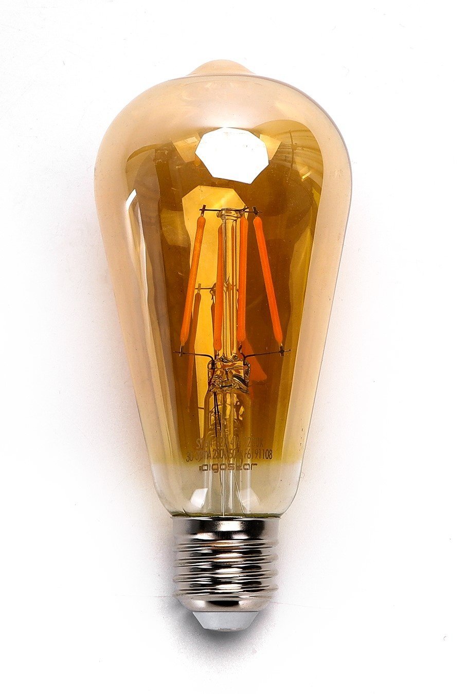 Aigostar kooldraadlamp E27 amber met vintage uitstraling en warme gloed voor sfeervolle verlichting
