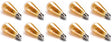 Aigostar kooldraadlamp E27 amber in een set van tien voor sfeervolle verlichting