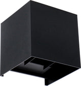 LED's Light Kubus LED Wandlamp buiten - 2 lichts - Dimbaar en instelbare lichtkleur - IP65 Waterdicht - Zwart
