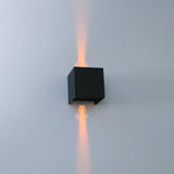 LED's Light Kubus LED Wandlamp buiten - 2 lichts - Dimbaar en instelbare lichtkleur - IP65 Waterdicht - Zwart