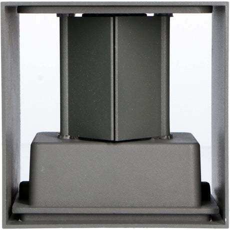 Applique murale LED cubique LED's Light pour extérieur - Éclairage vers le haut et vers le bas - IP65 - Anthracite