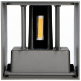 LED's Light Kubus LED Wandlamp voor buiten - Omhoog&Omlaag licht - IP65 - Antraciet