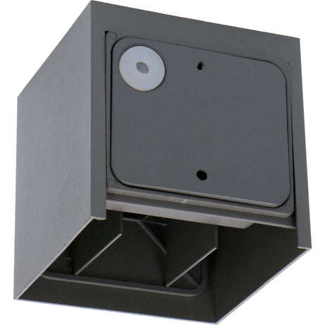 Applique murale LED cubique LED's Light pour extérieur - Éclairage vers le haut et vers le bas - IP65 - Anthracite