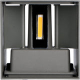 LED's Light Kubus LED Wandlamp voor buiten - Omhoog&Omlaag licht - IP65 - Antraciet