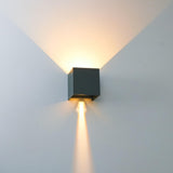 LED's Light Kubus LED Wandlamp voor buiten - Omhoog&Omlaag licht - IP65 - Antraciet