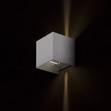 LED's Light Kubus LED Wandlamp voor buiten - Omhoog&Omlaag licht - IP65 - Wit