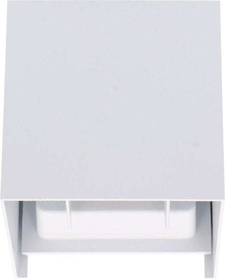 Applique murale LED extérieure cubique LED's Light - Éclairage vers le haut et vers le bas - IP65 - Blanc
