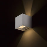 LED's Light Kubus LED Wandlamp voor buiten - Omhoog&Omlaag licht - IP65 - Wit