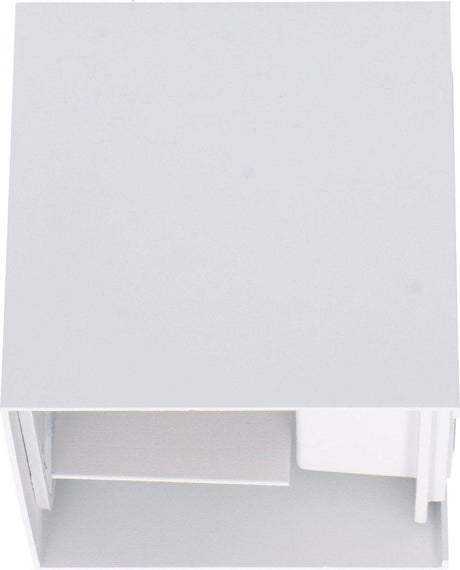 Applique murale LED extérieure cubique LED's Light - Éclairage vers le haut et vers le bas - IP65 - Blanc