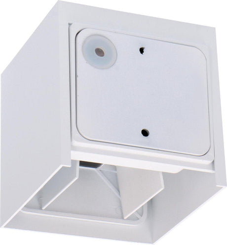 Applique murale LED extérieure cubique LED's Light - Éclairage vers le haut et vers le bas - IP65 - Blanc