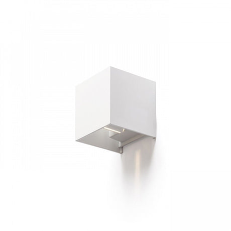 Applique murale LED extérieure cubique LED's Light - Éclairage vers le haut et vers le bas - IP65 - Blanc