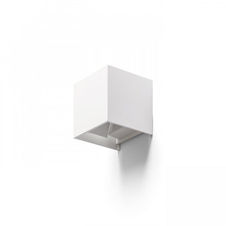 Applique murale LED extérieure cubique LED's Light - Éclairage vers le haut et vers le bas - IP65 - Blanc