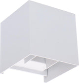 LED's Light Kubus LED Wandlamp voor buiten - Omhoog&Omlaag licht - IP65 - Wit