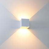 LED's Light Kubus LED Wandlamp voor buiten - Omhoog&Omlaag licht - IP65 - Wit