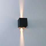LED's Light Kubus LED Wandlamp voor buiten - Omhoog&Omlaag licht - IP65 - Zwart