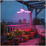 LED kweeklamp met roestvrijstalen armatuur, 1000lm, 3000K, IP54, geschikt voor binnen en buiten gebruik.