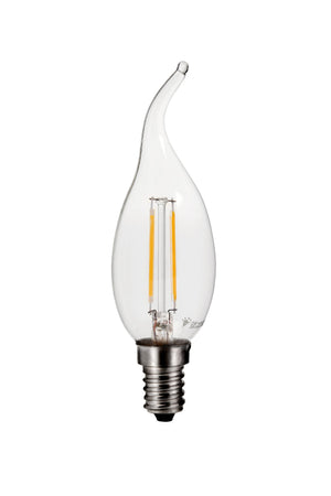 Tipkaarslamp E14 C35 - LED 5W=40W - 500 Lumen - Clear 2700K - Dimbaar - 100 stuks - 230V