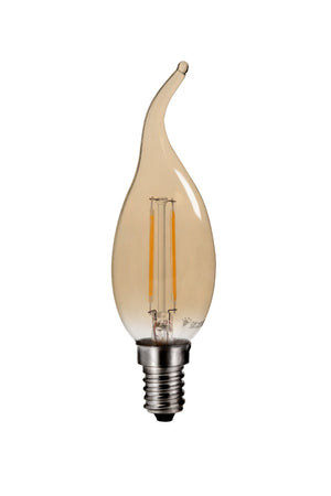 Tipkaarslamp E14 C35 - LED 5W=40W - 450 Lumen - Amber 2200K - Dimbaar - 100 stuks - 230V