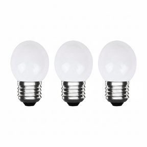 LED Kogellamp E27 Wit, 300 lumen, 3W, IP20, G45, 230V, 3 stuks