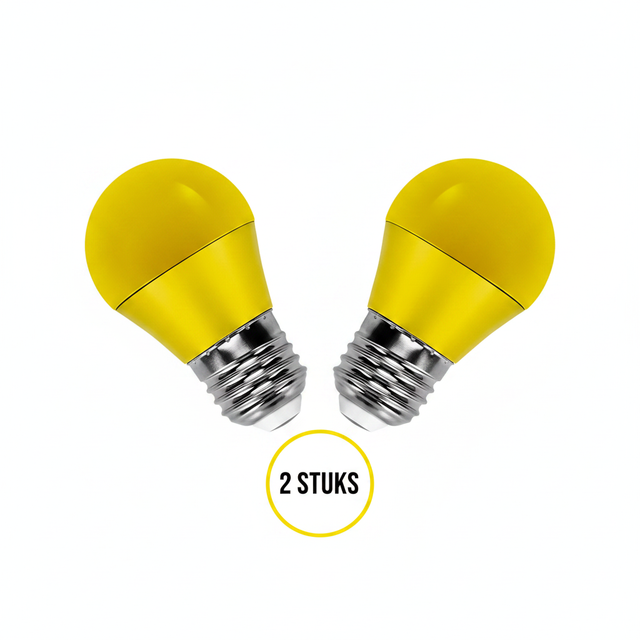 LED kogellampen 2 stuks 800lm 2700K IP20