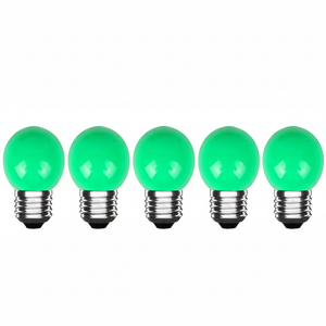 LED Kogellamp E27 Groen - 300 lumen - 3W - IP20 - G45 - 230V - 5 stuks