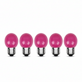 lamp led 5x LED gloeilampen E27 5W 400lm roze