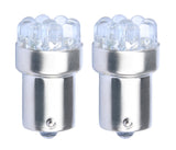 BA15S - 1156 - autolamp set - geel | R5W - R10W - 5007 - 2x 9-SMD LED | 3 Watt - 12V DC