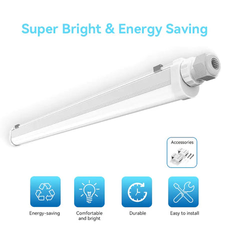 LED armatuur tl 150cm 5160lm 4000K IP20 pack met energiezuinige en heldere verlichting