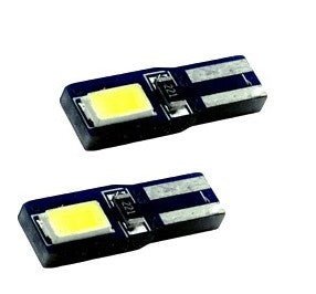 Ampoule LED automobile T5 CANBUS 2-SMD blanc xénon 6500K - 12V