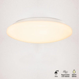 LED Plafondlamp 1500 lumen - 15W - 3000K - IP44 - Ø30cm - Badkamer