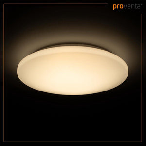 LED Plafondlamp 1600 Lumen - 18W - Warmwit 3000K - IP44 Spatwaterbestendig - Ø 37 cm