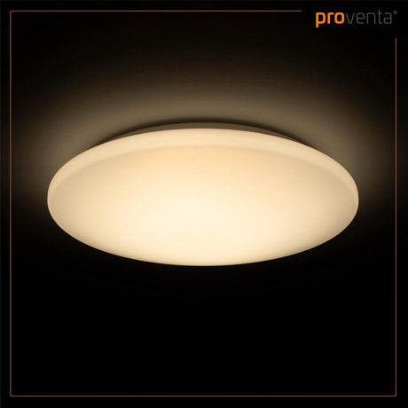 LED Plafondlamp 1600 Lumen - 18W - Warmwit 3000K - IP44 Spatwaterbestendig - Ø 37 cm