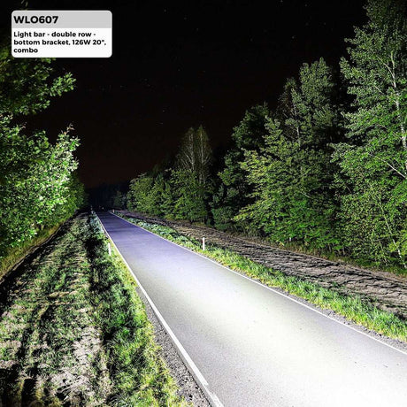 M-TECH LED verstralers in combo met 6000K licht voor heldere verlichting op wegen