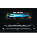 Barre à LED - Ledson - Blade - 20.5" - 52 cm - fumée - incurvée - conduite