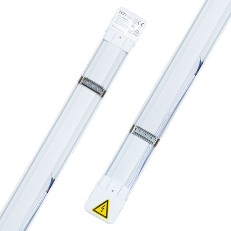 Baguette LED, 2330 lumens – 18 W – Blanc froid – IP40 – 60 cm – LED intégrées – 2 pièces